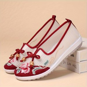 embroidered shoes