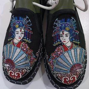 embroidered shoes