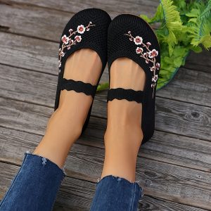 embroidered shoes