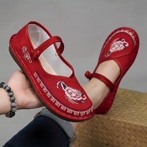 embroidered shoes