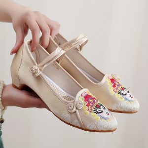 embroidered shoes