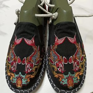 embroidered shoes